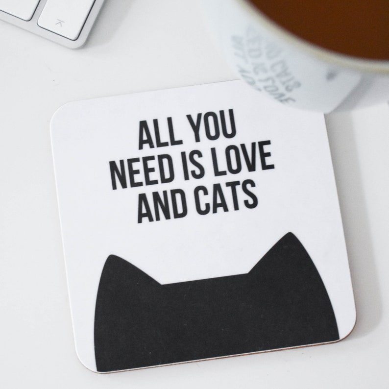 SECONDS SALE cat coasters, Dog coasters image 6