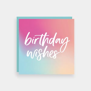 Carte de voeux d'anniversaire, carte d'anniversaire pour elle