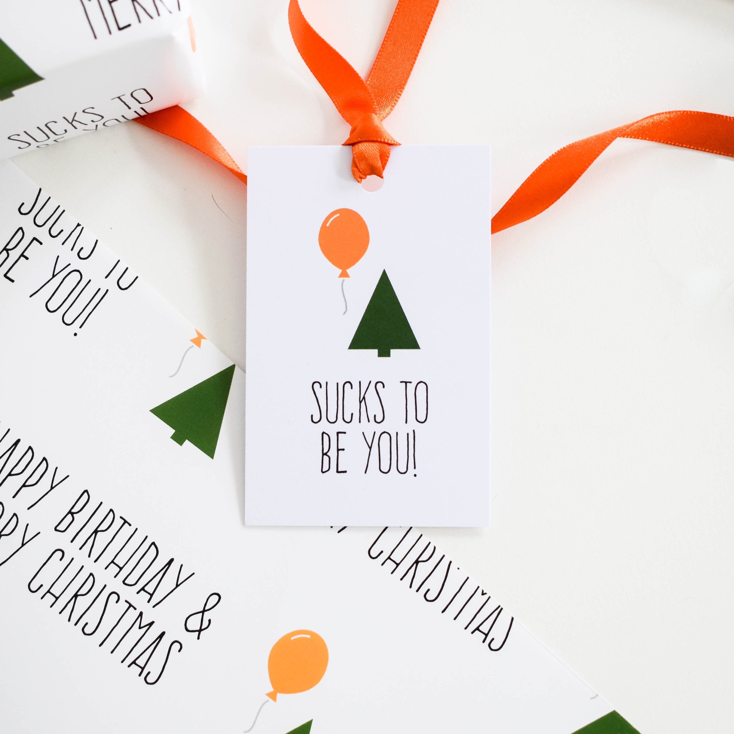 Christmas Birthday Wrapping Paper Set Funny Christmas Gift Etsy UK