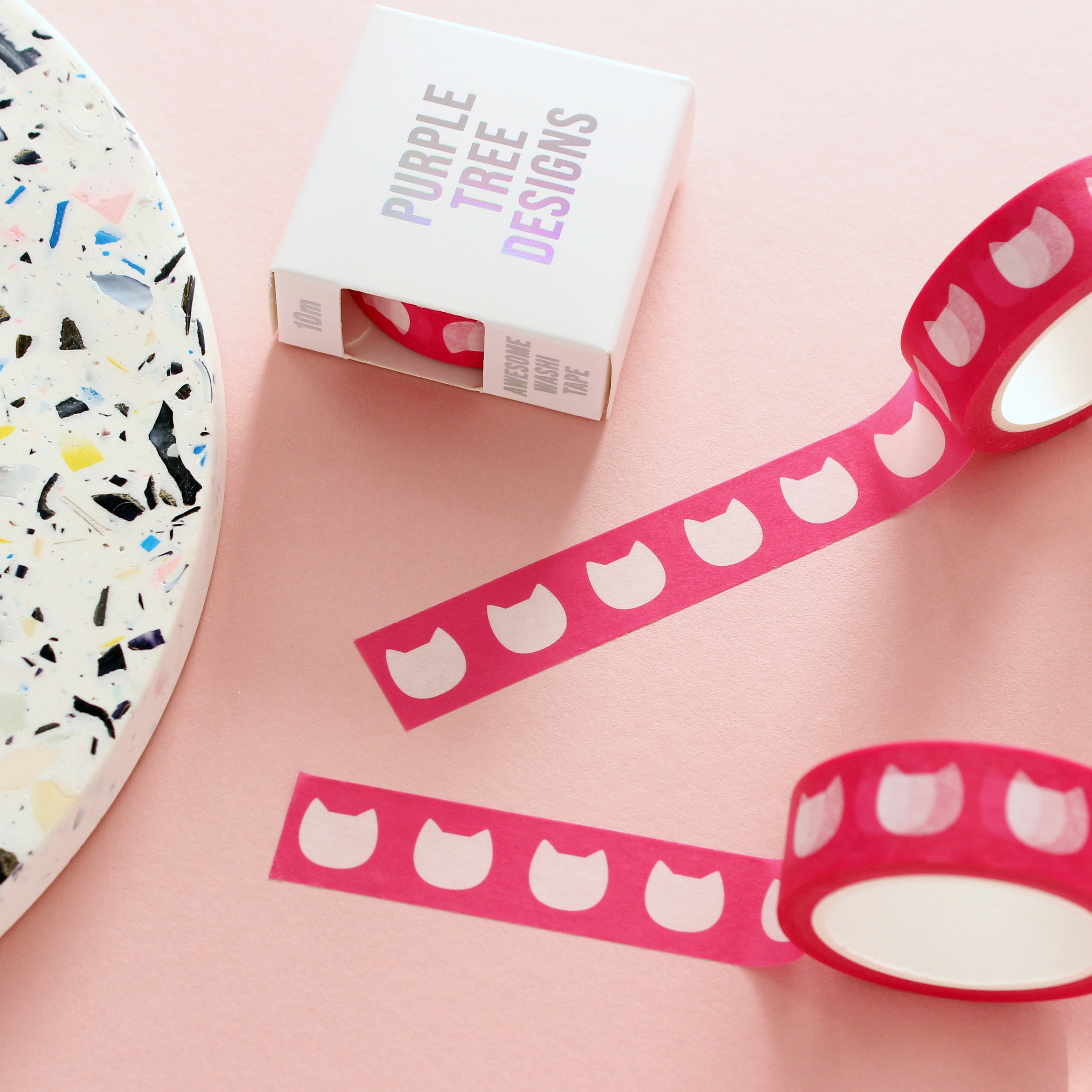 Washi tape chat rose
