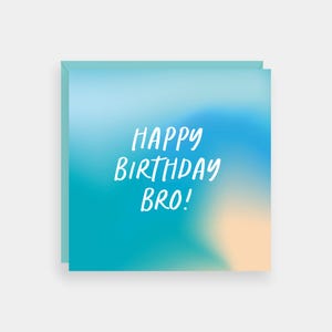 Joyeux anniversaire frère, carte d'anniversaire frère