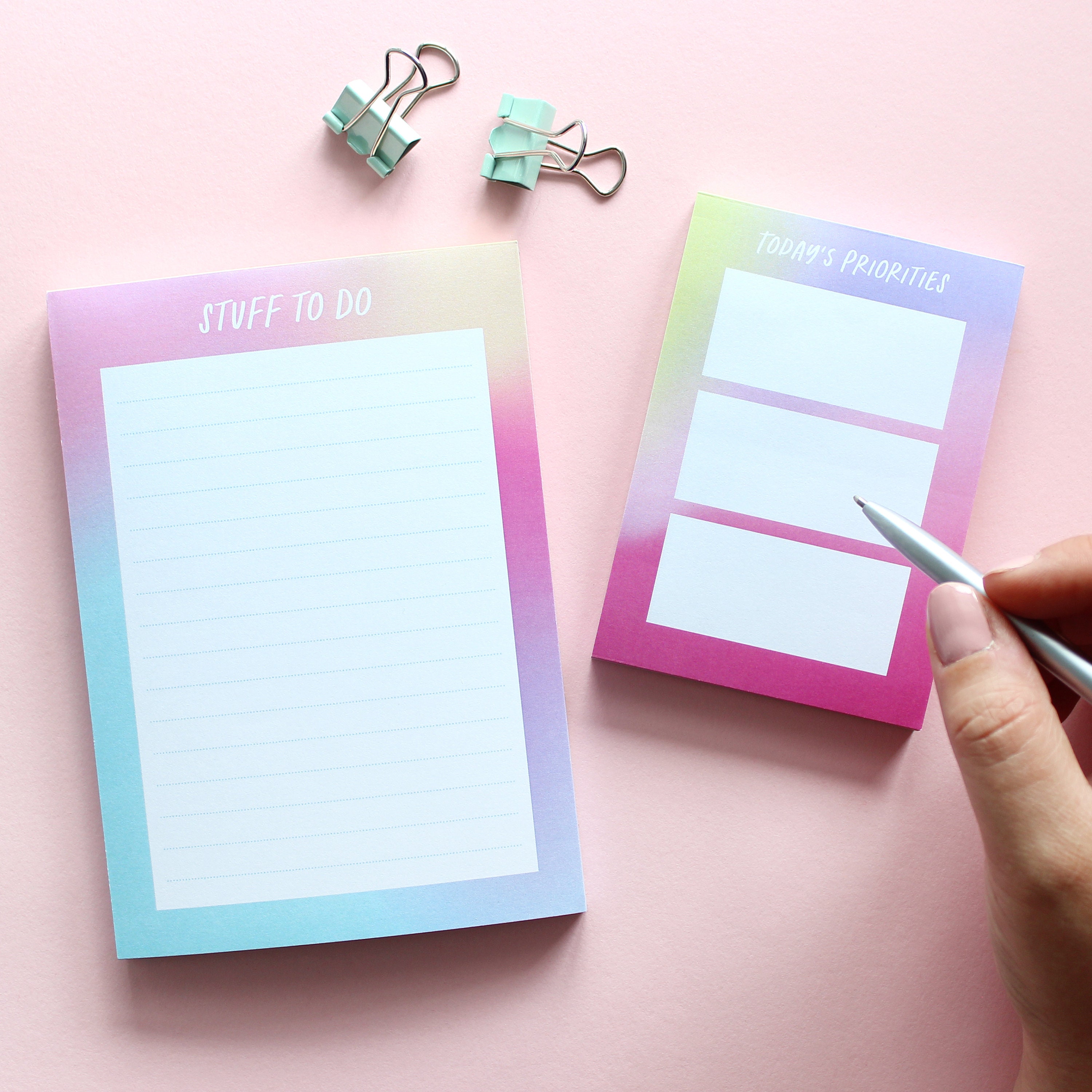 Notepad bundle A6 to do list notepad A7 today's Etsy