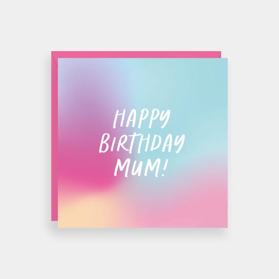 Happy birthday mum card, Mum birthday cards, Birthday card for mum