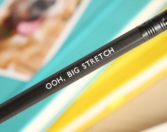 Ooh big stretch dog pencil, 2B graphite embossed pencil