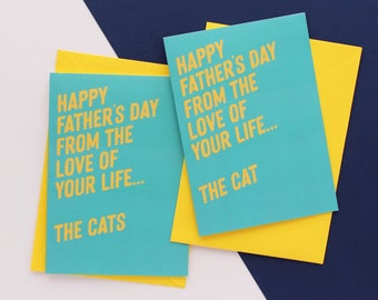 From the cat Father's Day card, Cat dad card