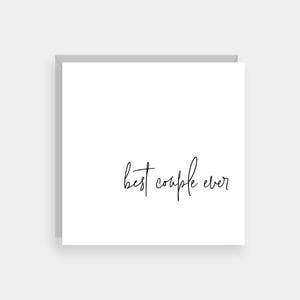 Carte de mariage pour couple, Cartes de fiançailles