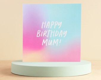 Happy birthday mum card, Mum birthday cards, Birthday card for mum