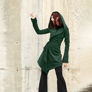 Fleece hooded warm coat clearance