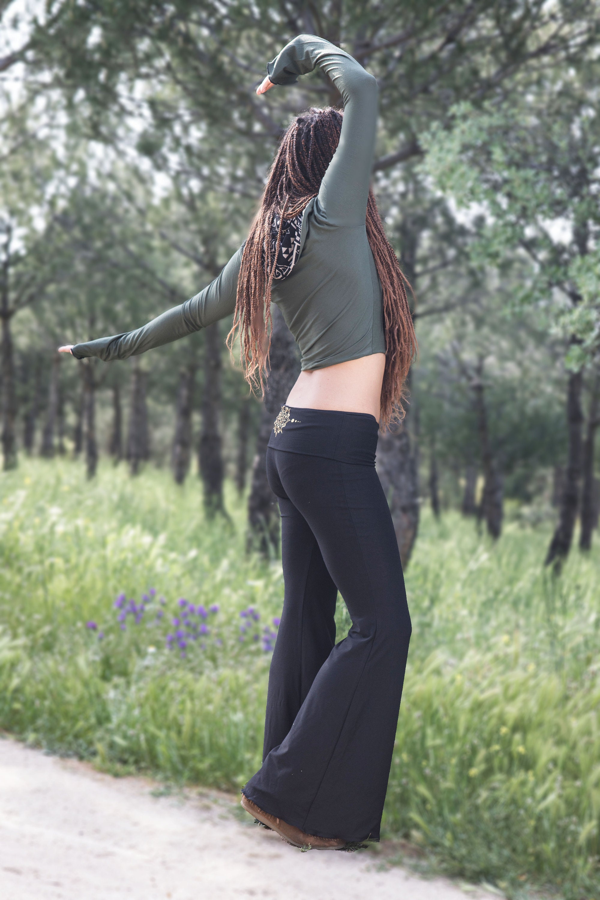 Yoga pants / Wide leg pants / Boho pants / Yoga / Festival pants