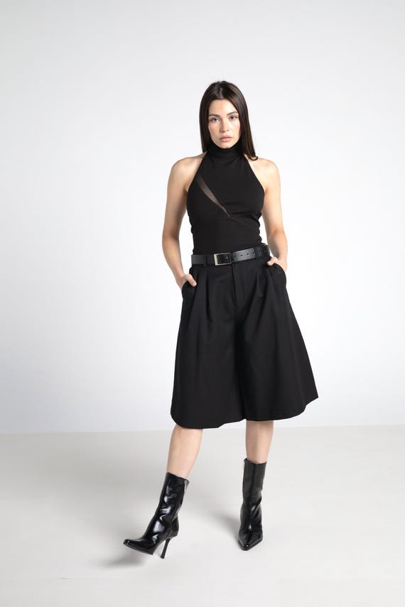 missguided holiday dresses Cece Pleated Trouser Shorts main image 0
