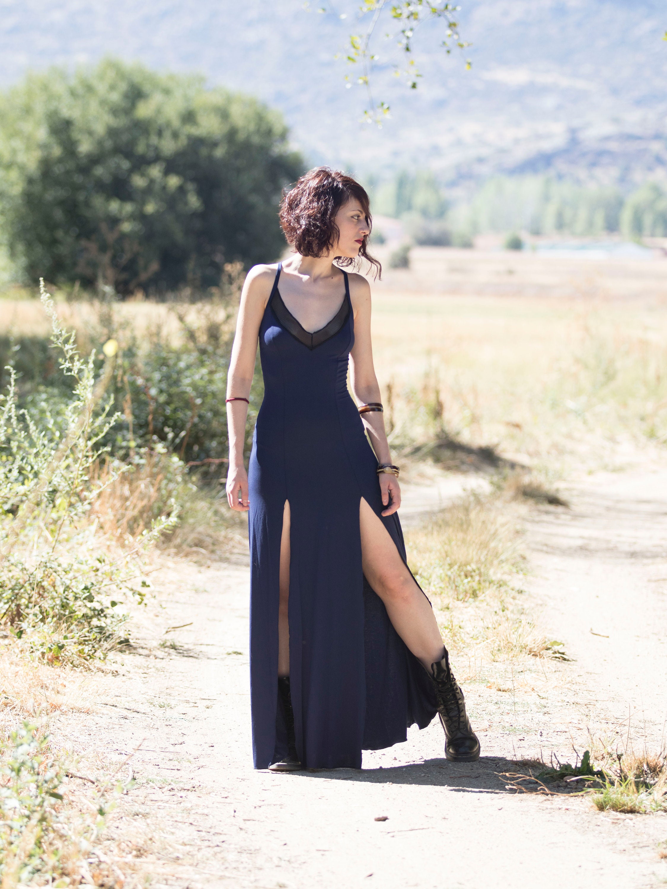 boho festival maxi dress