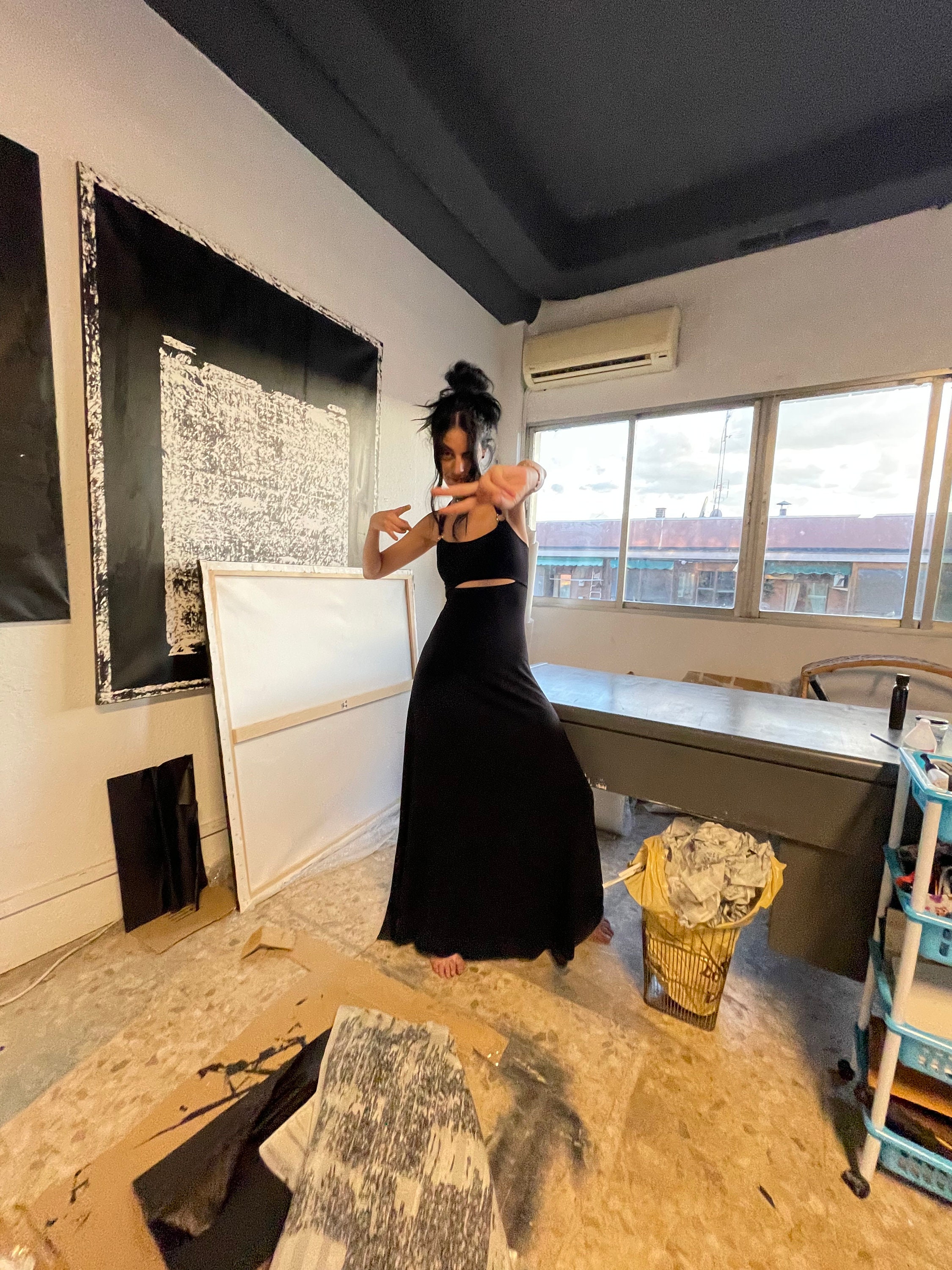 boho black bridesmaid dresses