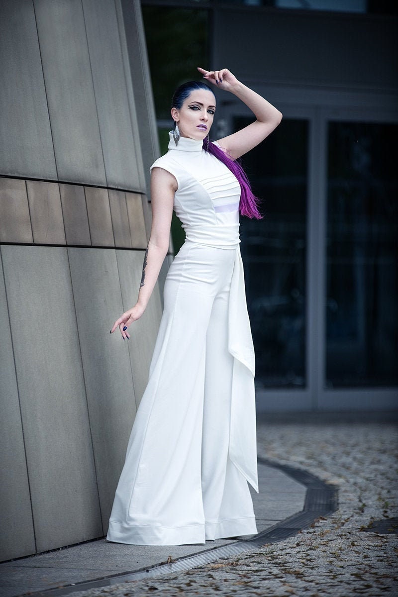 etsy white jumpsuit