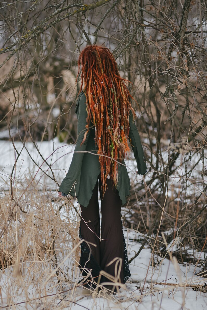 Hikari Cowl Neck Tunic. Pointy Hooded Tunic. Hooded Dress. - Etsy