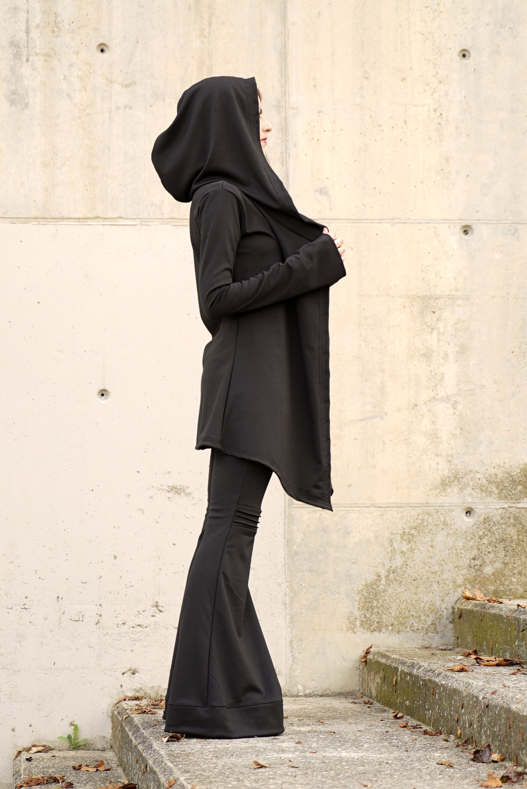 gothic hooded coat
