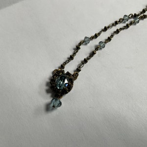 Vintage Liz Paiacios Choker Necklace * Swarovski Crystal Necklace