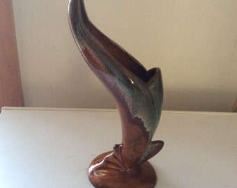 Vintage Van Briggle Pottery * Bird of Paradise Bud Vase