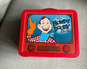 Collectable Vintage HALLMARK HOWDY DOODY Tinware Lunch Box * School Days Mini Lunch Box