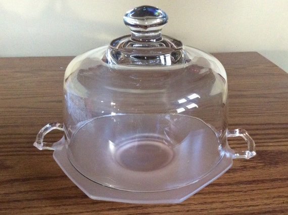 Pink Cake Stand Covered Cake Stand Desert Dish Cupcake Stand  Cupcake Display Small Cake Stand Shabby Chic Cake Plate