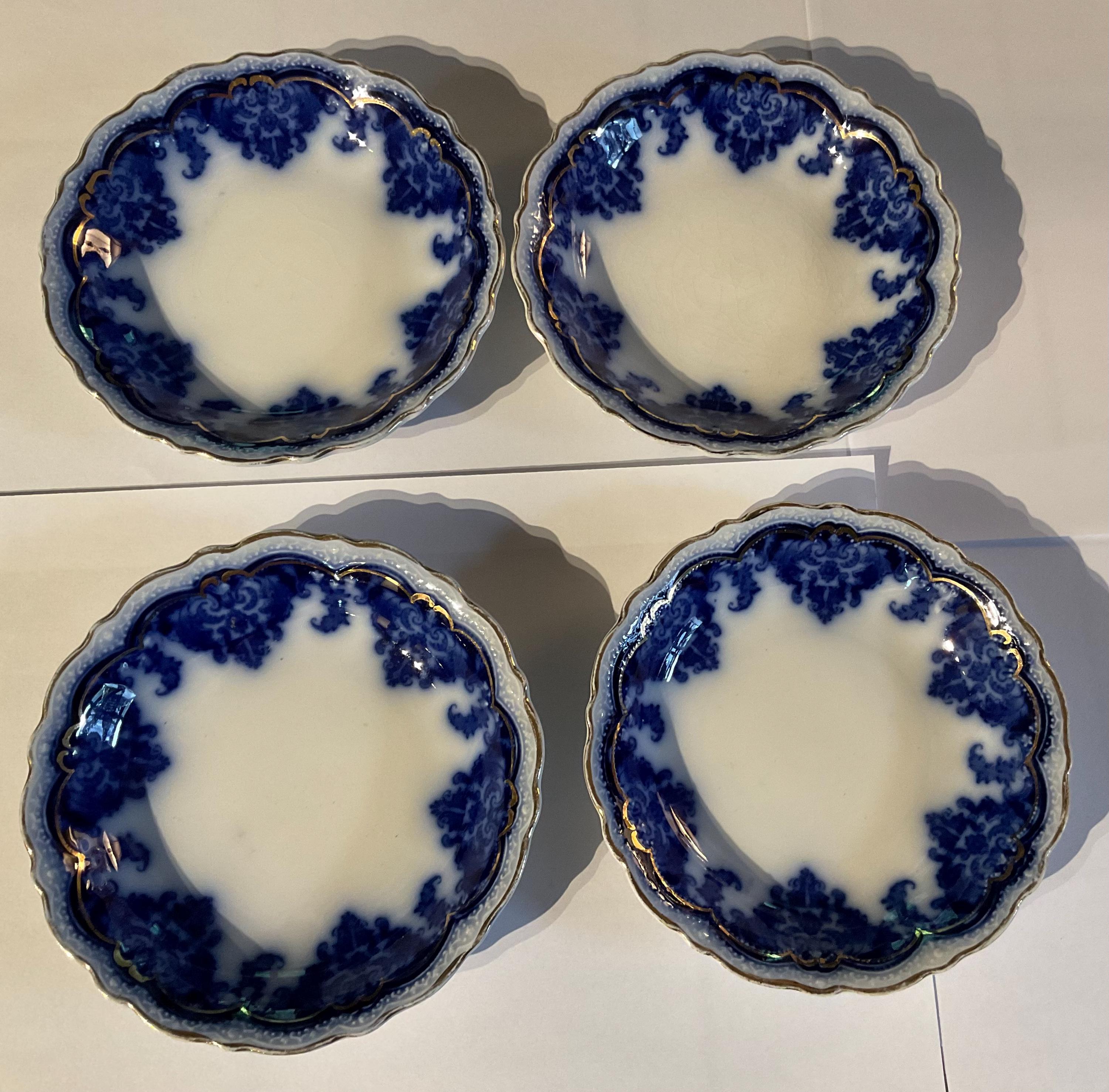 Antique Blue and White Dishes - Etsy