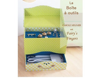 Tutorial for making a cardboard box for a die-cutting machine toolbox