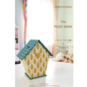 Cartonnage tutorial of a nesting moneybox
