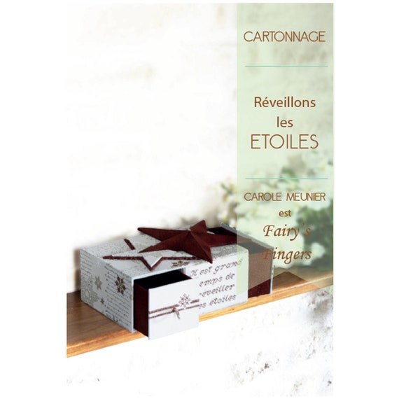 Tutorial Of A Cardboard Box For Christmas Decorations Etsy