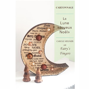 Tutorial de cartulina de luna bordada