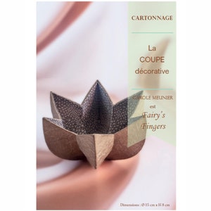 Tutorial para hacer un recorte de cartón decorativo.
