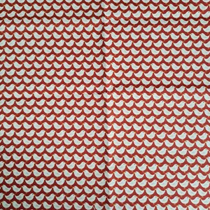 Fat Quarter Red and White Birds Makeover