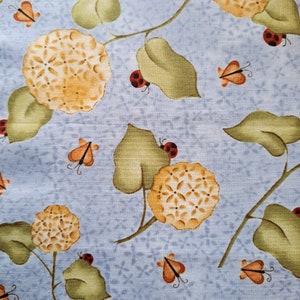 Blue fabric with hydrangeas from Red Rooster Fabrics image 2