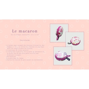Tutorial de costura para hacer un macaron.