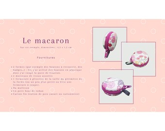 Sewing tutorial in french to make a macaron