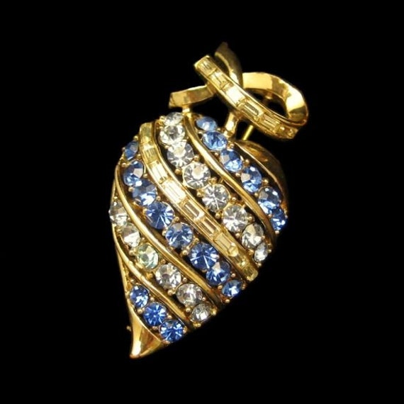 CORO PAT PEND Vintage Brooch Pin Mid Century Larg… - image 4