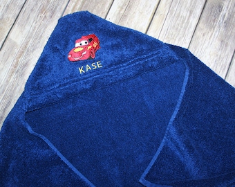 Infant/Kids Hooded Bath Towel - Cars