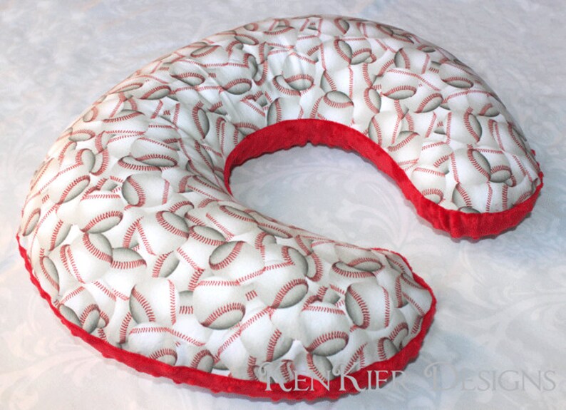 Custom Baseball & Minky Boppy Cover Etsy