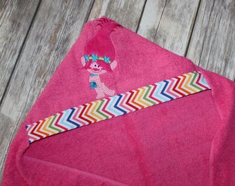 Infant/Kids Hooded Bath Towel - Poppy