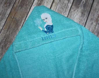 Infant/Kids Hooded Bath Towel - Elsa