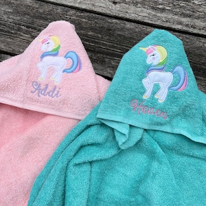 Infant/Kids Hooded Bath Towel - Unicorn