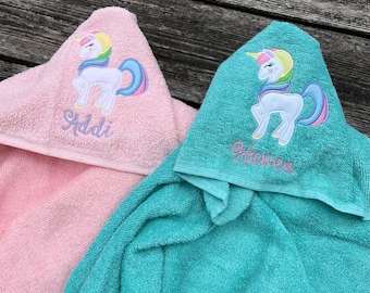 Infant/Kids Hooded Bath Towel - Unicorn