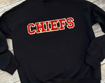 Chiefs Chenille Letters Sweatshirt