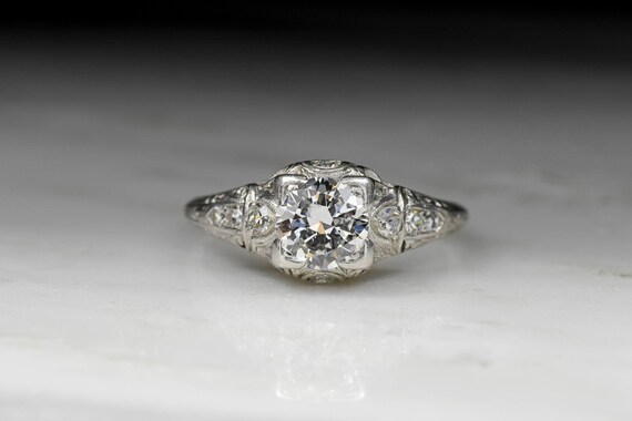 vintage edwardian engagement rings