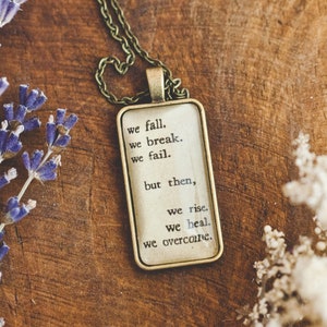 Sobriety Gift Women AA recovery gift for her addiction recovery gift sobriety jewelry inspirational poem necklace