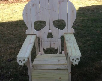 SKULL CHAIR PATTERN plans onlyadirondack chair