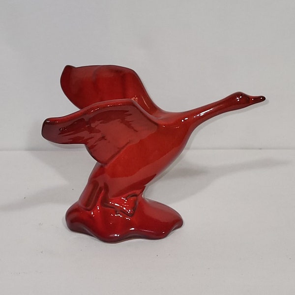 Blue Mountain Pottery Flying Goose #178 in Red Glaze