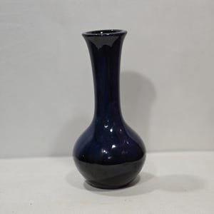 Blue Mountain Pottery Bud Vase #26 in Blue Glaze