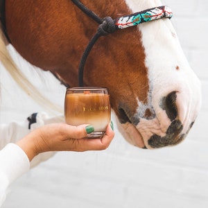 Tack Room Candle - Soy Wax - Notes of Leather, Tobacco & Wood - Stable ...