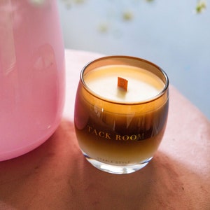 Tack Room Candle - Soy Wax - Notes of Leather, Tobacco & Wood - Stable ...