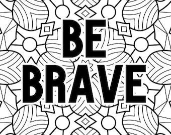 Inspiration Zitate Ausmalbuch-Erwachsene Ausmalbuch-Mentale Gesundheit Zitate Ausmalbuch