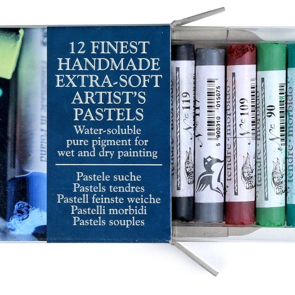 12 Finest handmade extra soft artist’s pastels-Basic set